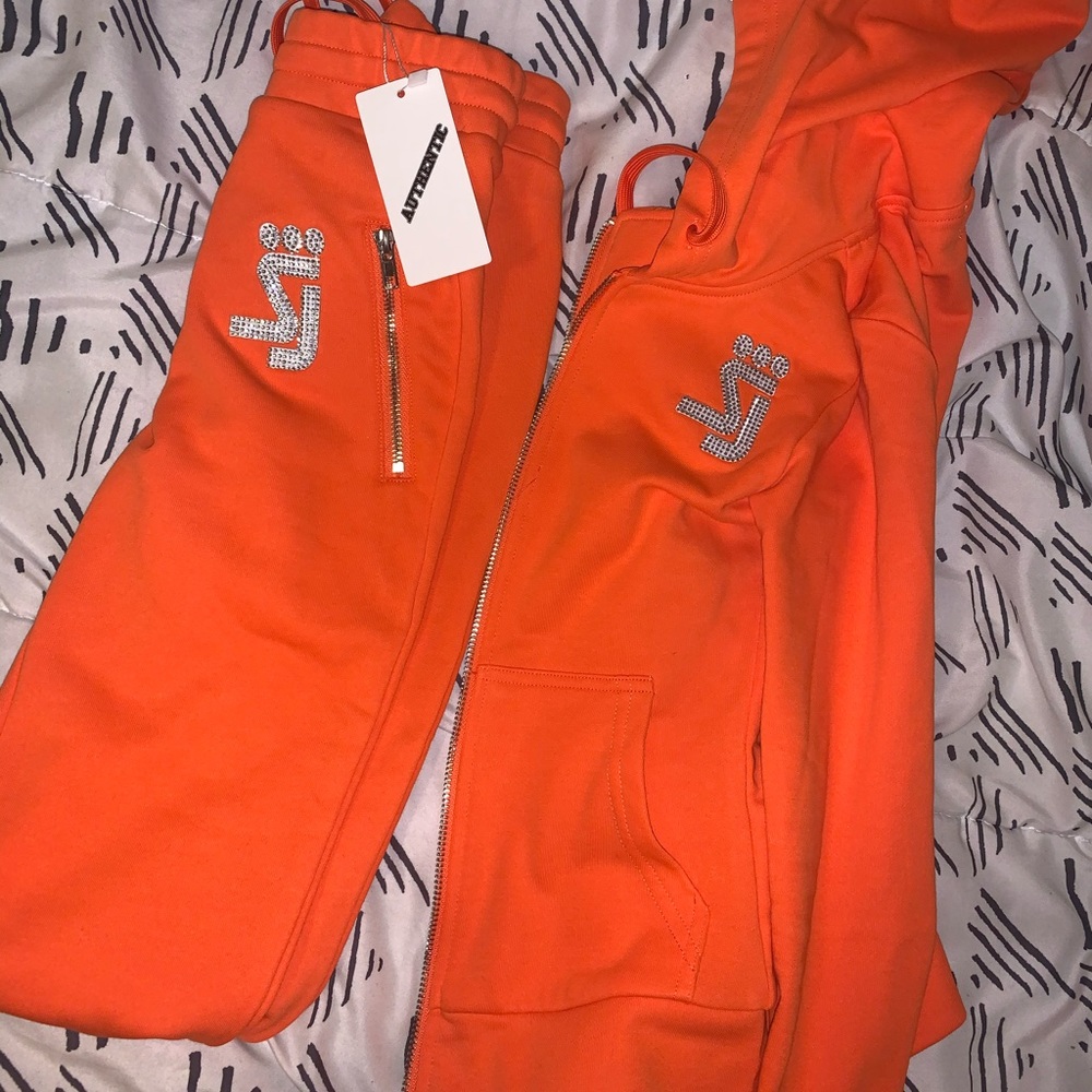 Orange Shane Justin Jogging Suit